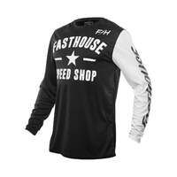 Fasthouse Carbon Youth Jersey - Black/White - XS