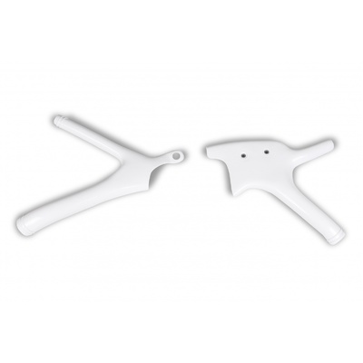 UFO Frame Guards - Yamaha YZ 125/250 93-01 - White