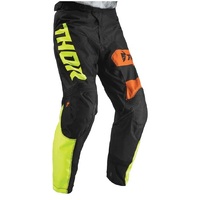 Thor Pulse Savage Big Kat Pants - Black/Yellow/Orange