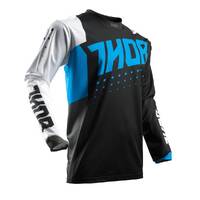 Thor Youth Pulse Aktiv Jersey - Blue/Black