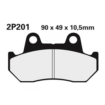 BRAKE PADS 2P-201 NS