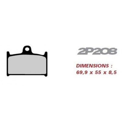 BRAKE PADS 2P-208 NS