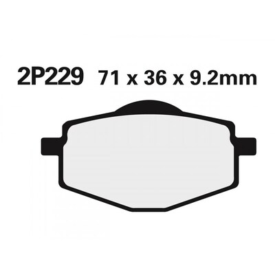 BRAKE PADS 2P-229 GS H.D.