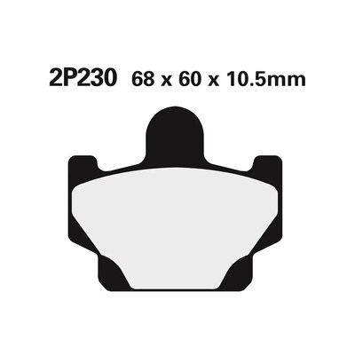 BRAKE PADS 2P-230 SS