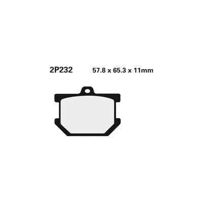 BRAKE PADS 2P-232 SS