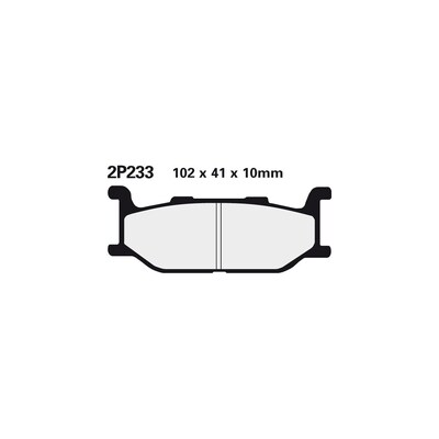 BRAKE PADS 2P-233 NS