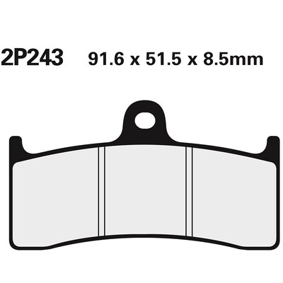 BRAKE PADS 2P-243 SS