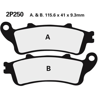 BRAKE PADS 2P-250 ST-F1 SINT