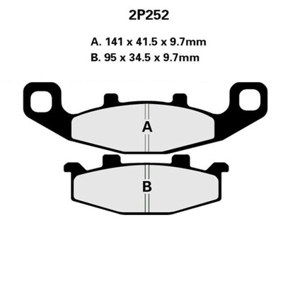 BRAKE PADS 2P-252 NS