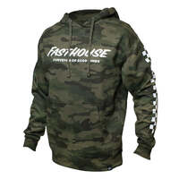 FASTHOUSE LOGO HOODED PULLOVER - CAMO