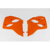 UFO Radiator Shrouds - KTM - 350/400/620 93-98 - Orange