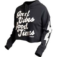 Fasthouse Feelgood Crop Womens Hoodie - Black