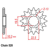 Front Sprocket - Steel 15T 520P