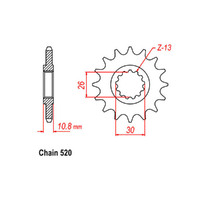 Front Sprocket - Steel 16T 520P