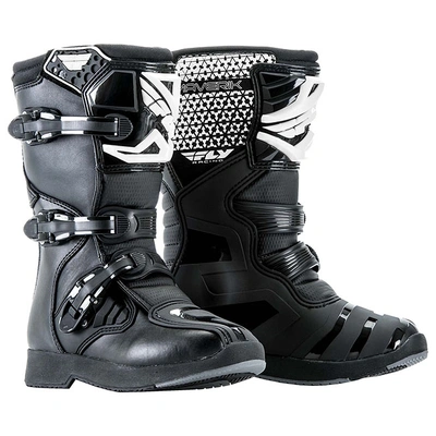 Fly Racing Youth Maverik MX Boots - Black
