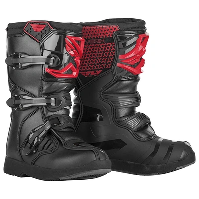 Fly Racing Youth Maverik MX Boots - Red/Black