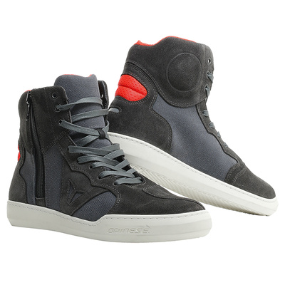 Dainese Metropolis Riding Shoes - Carbon/Fluro Red