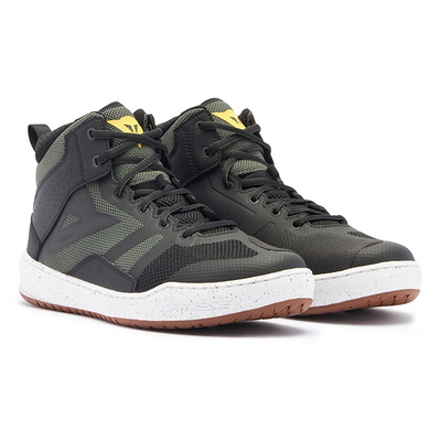 Dainese Suburb Air Shoes - Black/White/Army Green