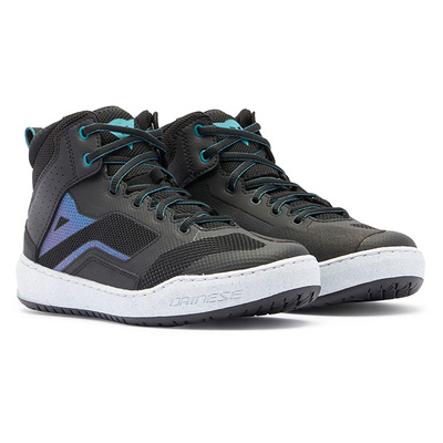Dainese Ladies Suburb Air Shoes - Black/White/Harbour Blue