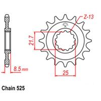 Front Sprocket - Kawasaki - 525 - Steel - 17T