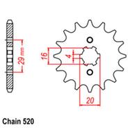 Front Sprocket Steel 14T 520