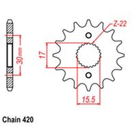 Front Sprocket Steel 13T 420