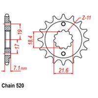 Front Sprocket Steel 14T 520