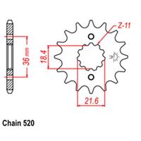 Front Sprocket Steel 13T 520