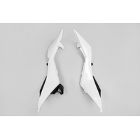 UFO Husqvarna Radiator Shrouds/Side Panels TC449, TE449, TE511 11-13 - White