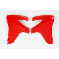 UFO Radiator Shrouds - Honda XR650R 00-20 - Red (XR 00-06)