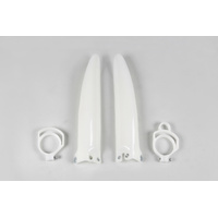 UFO Fork Slider Protector - Kawasaki KX 85 98-13 - White