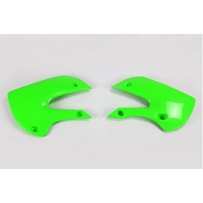 UFO Kawasaki Radiator Shrouds - KX65 01-23/KLX110 01-09 - Green