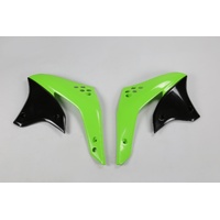 UFO Radiatoer Shrouds - Kawasaki - KX450F 06-08 - Green