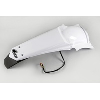 UFO Yamaha Rear Fender WR250F 07-14/450F 07-11 - White