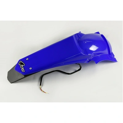 UFO Yamaha Rear Fender With Led Taillight - WR250F 07-14/450F 07-11 - Blue