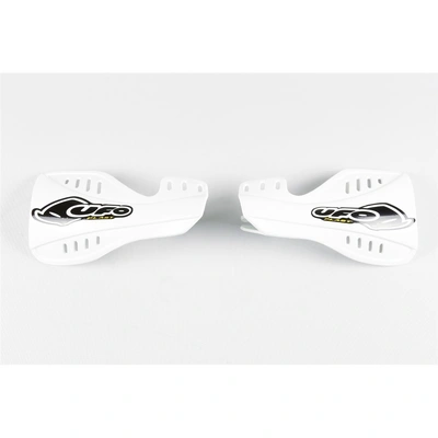 UFO Suzuki Handguards - RM125/250 04-11/RMZ450 05 - White