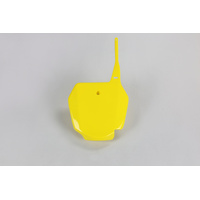 UFO Suzuki Front Number Plate RM80/85 2000-2018 - Yellow (01-18)