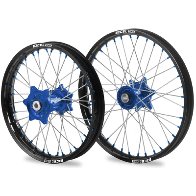Kite Excel One Sport Wheel Set Yamaha Yz 250 02-26 Yzf 450 02-13 Blue