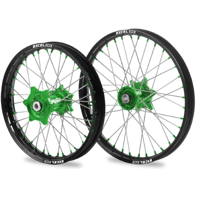 KITE EXCEL ONE SPORT WHEEL SET KXF 250 21-26 KXF 450 19-26 GREEN