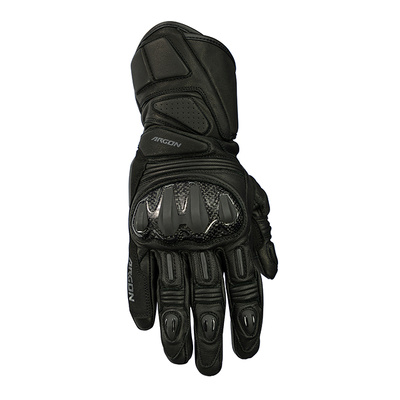 Argon Duty Leather Road Gloves - Black