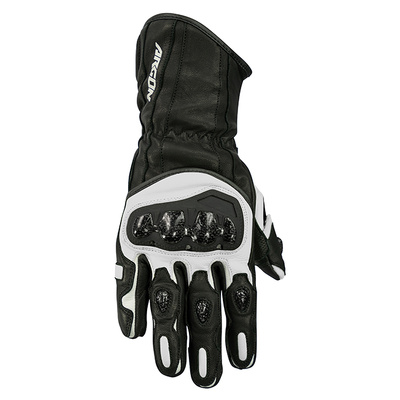 Argon Rush Leather Road Gloves - Black/White
