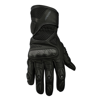 Argon Synchro Leather Road Gloves - Black
