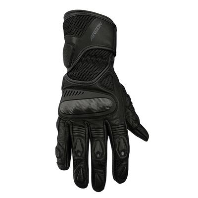 Argon Ladies Synchro Leather Road Gloves - Black