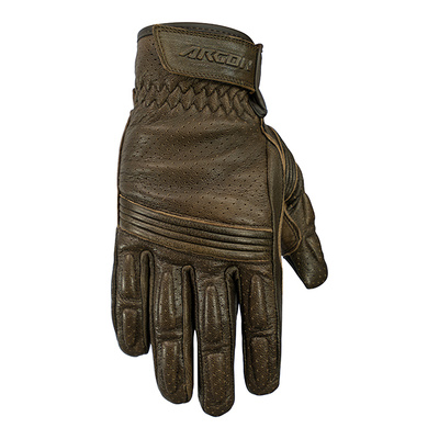 Argon Clash Leather Road Gloves - Coffee