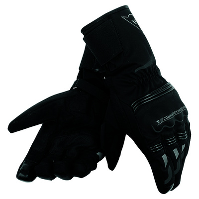 Dainese Tempest D-Dry Short Gloves - Black/Black