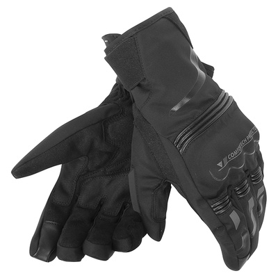 Dainese Tempest D-Dry Short Gloves - Black/Black