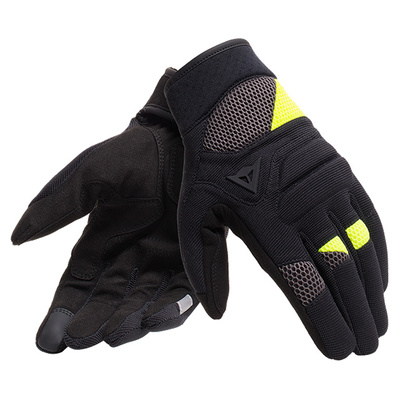 Dainese Fogal Tex GLoves - Black/Fluro Yellow