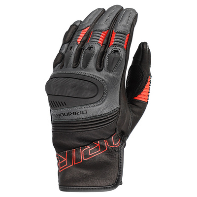 Dri Rider Torque Short Cuff Gloves - Black/Grey/Red