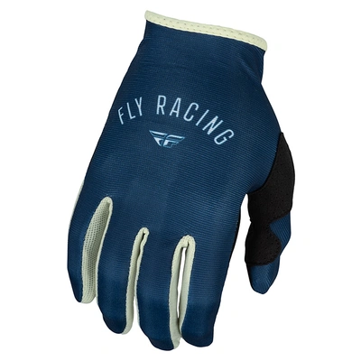 Fly Racing Lite MX Gloves - Navy/Ivory