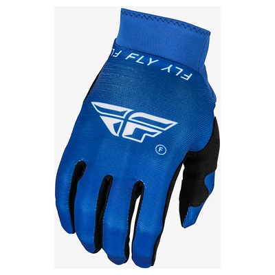 Fly Racing Pro Lite MX Gloves - Blue/White